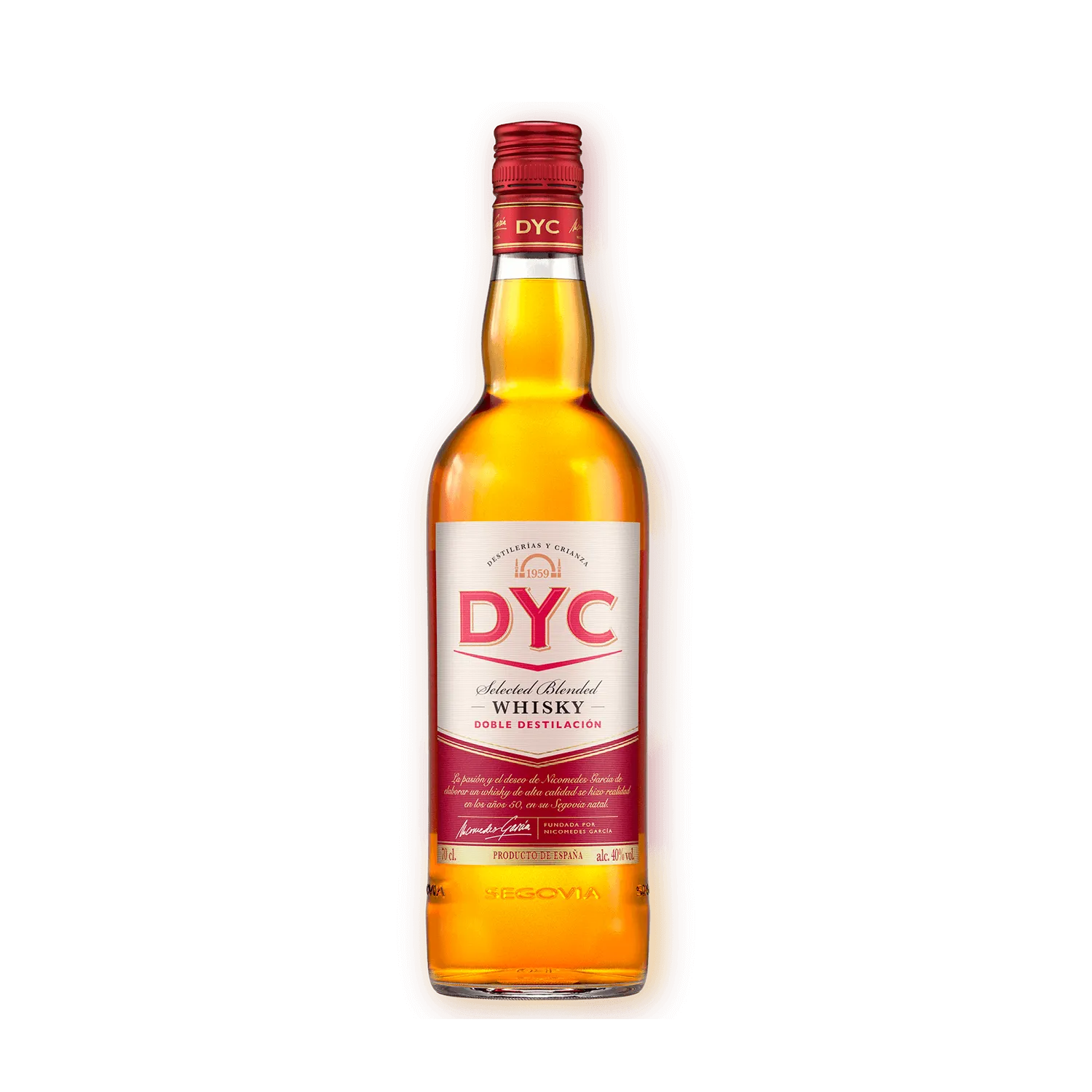 Botella Whisky DYC 5 Años